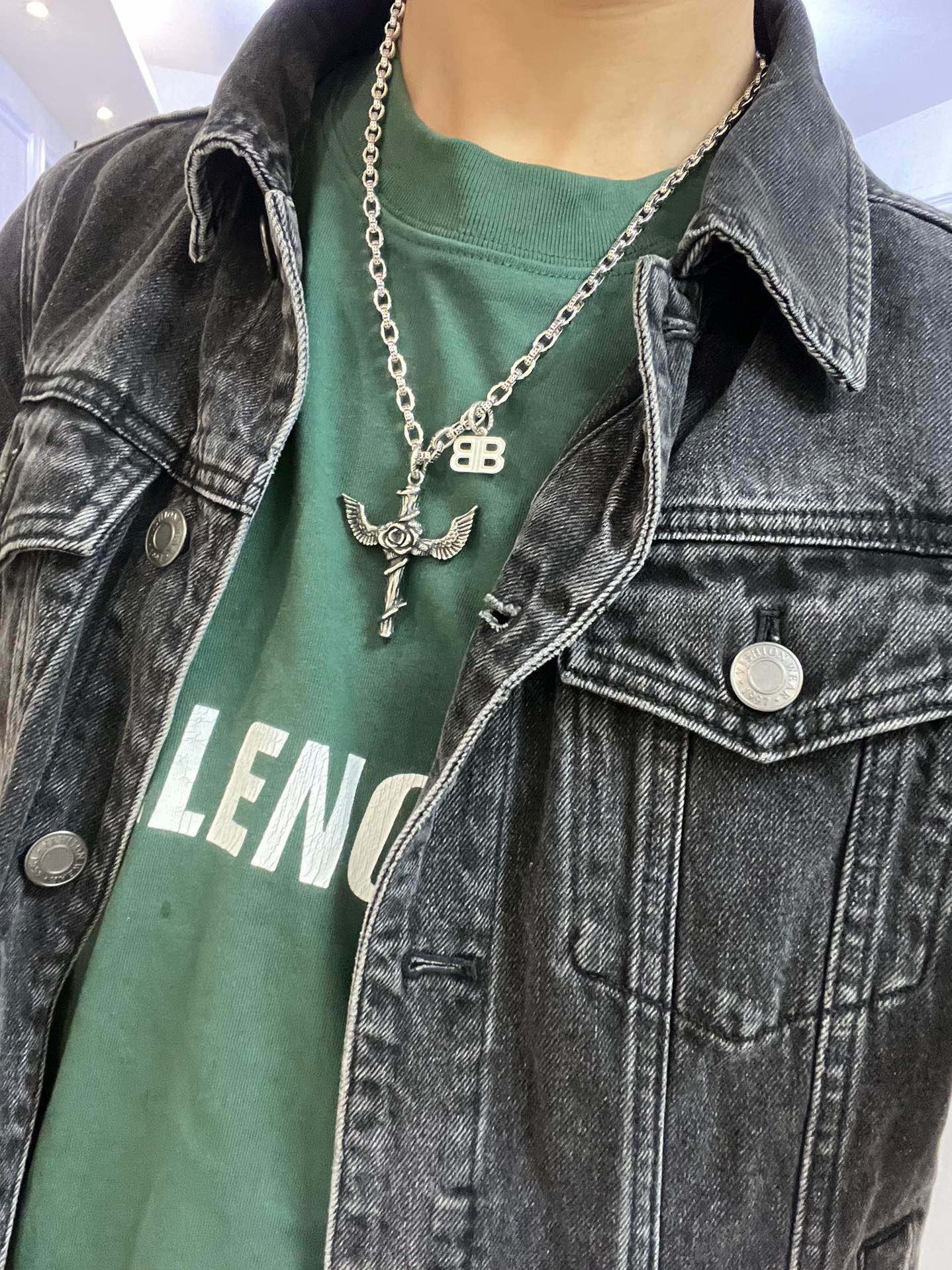 批150原单货🔹🔹新品 巴黎世家项链 Balenciaga 新款项链🔹专柜一致 细节做工精细 每个细节流程到位 设计工艺精细 火爆款出货 设计独特 复古风格 巴黎世家项链