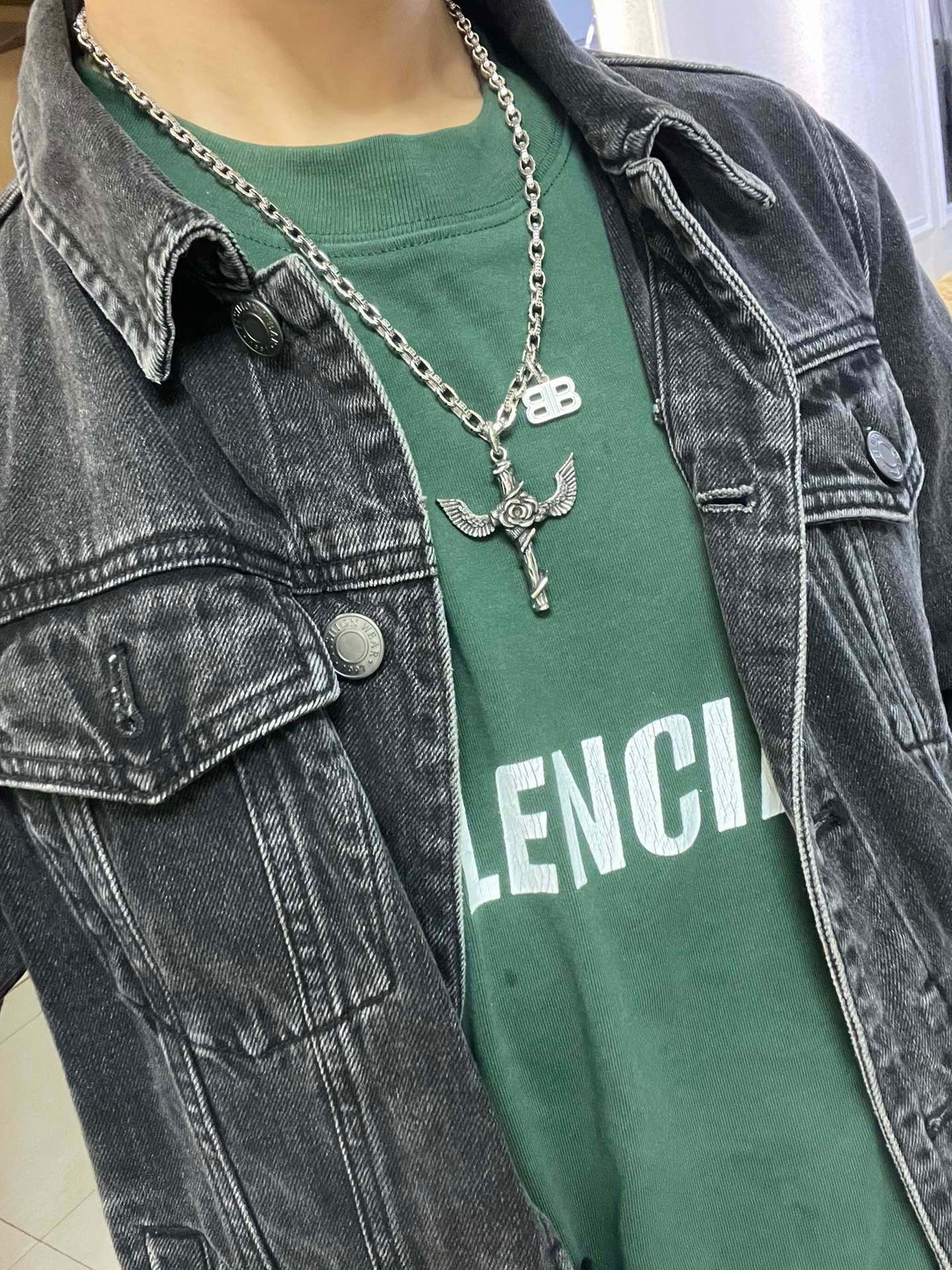 批150原单货🔹🔹新品 巴黎世家项链 Balenciaga 新款项链🔹专柜一致 细节做工精细 每个细节流程到位 设计工艺精细 火爆款出货 设计独特 复古风格 巴黎世家项链