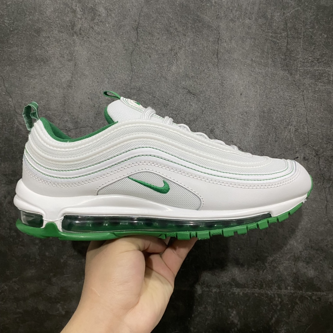 【纯原版】NK Air Max 97 OG 白绿DH0271-100n原装批次子弹 拆解原鞋开发 打造全市场最强版本子弹 这里只对比原鞋原厂TPU反光材料 市场首家原模原气垫 拒绝套用公底原档案Swoosh电绣 卡色匹配原版SIZE：36 36.5 37.5 38 38.5 39 40 40.5 41 42 42.5 43 44 44.5 45-莆田鞋批发中心