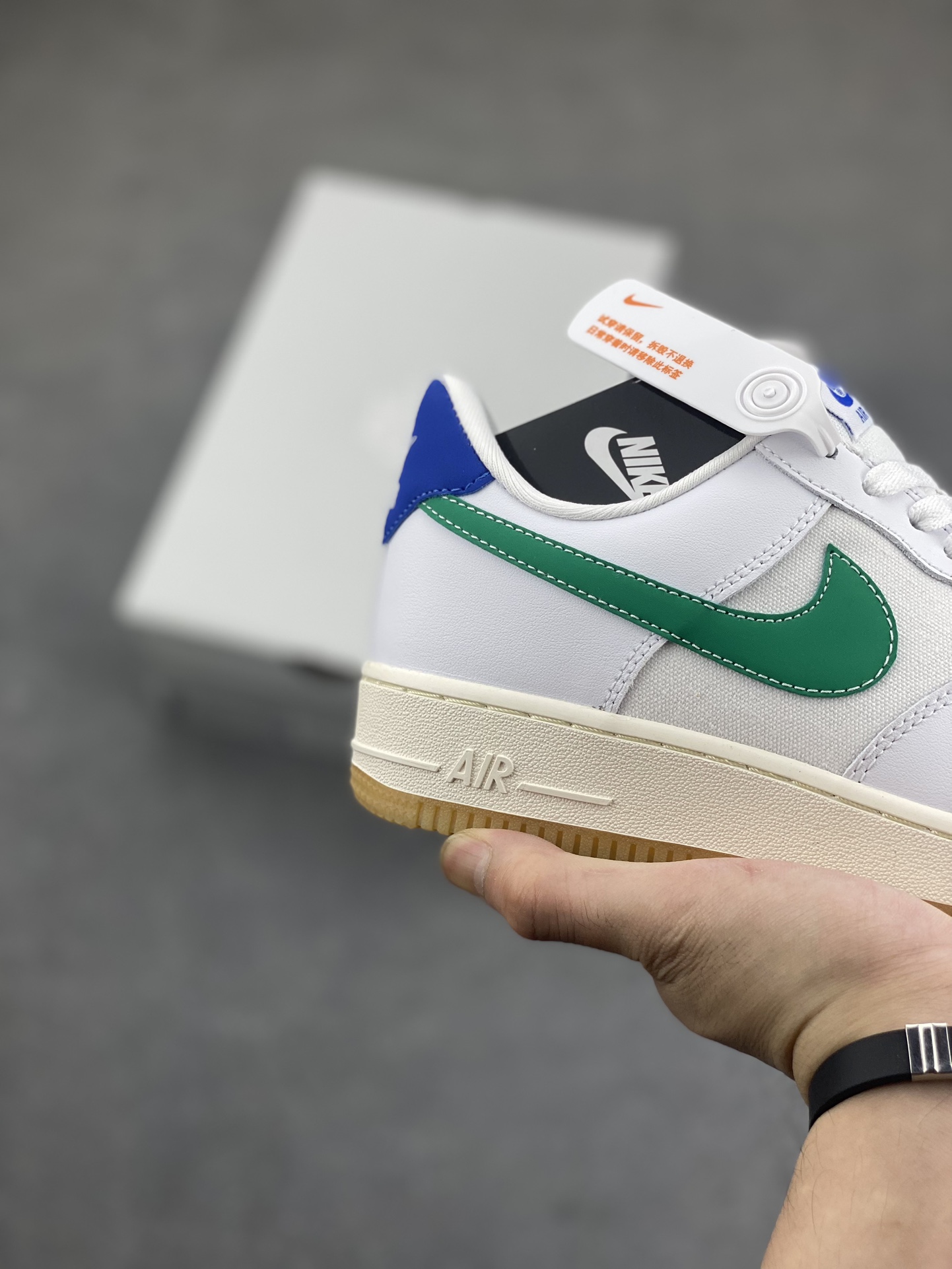 Nike Air Force 1 '07 White/Noble Red Leather Low-Top Classic Sneakers 6 i1690060349 8519 4