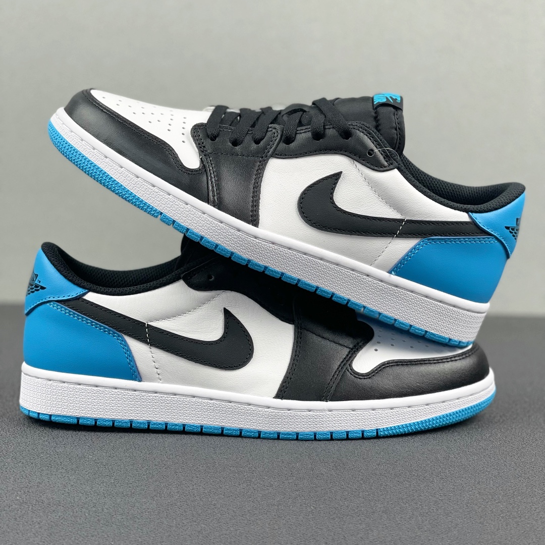 AJLow黑白蓝尺码:40-48.5福利特价-AirJordan1RetroLowOG“UNC”黑白蓝C