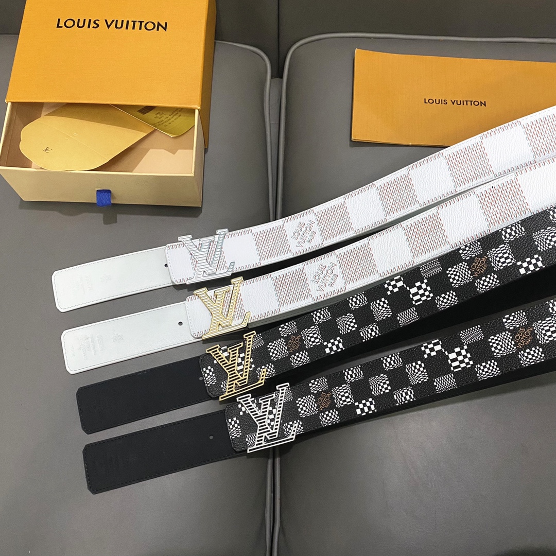 寬40mm驢家新品寬度40mmSS23專櫃在售男士新品腰帶採用雙拼色視覺效果意大利進口小牛皮飾有精巧的字