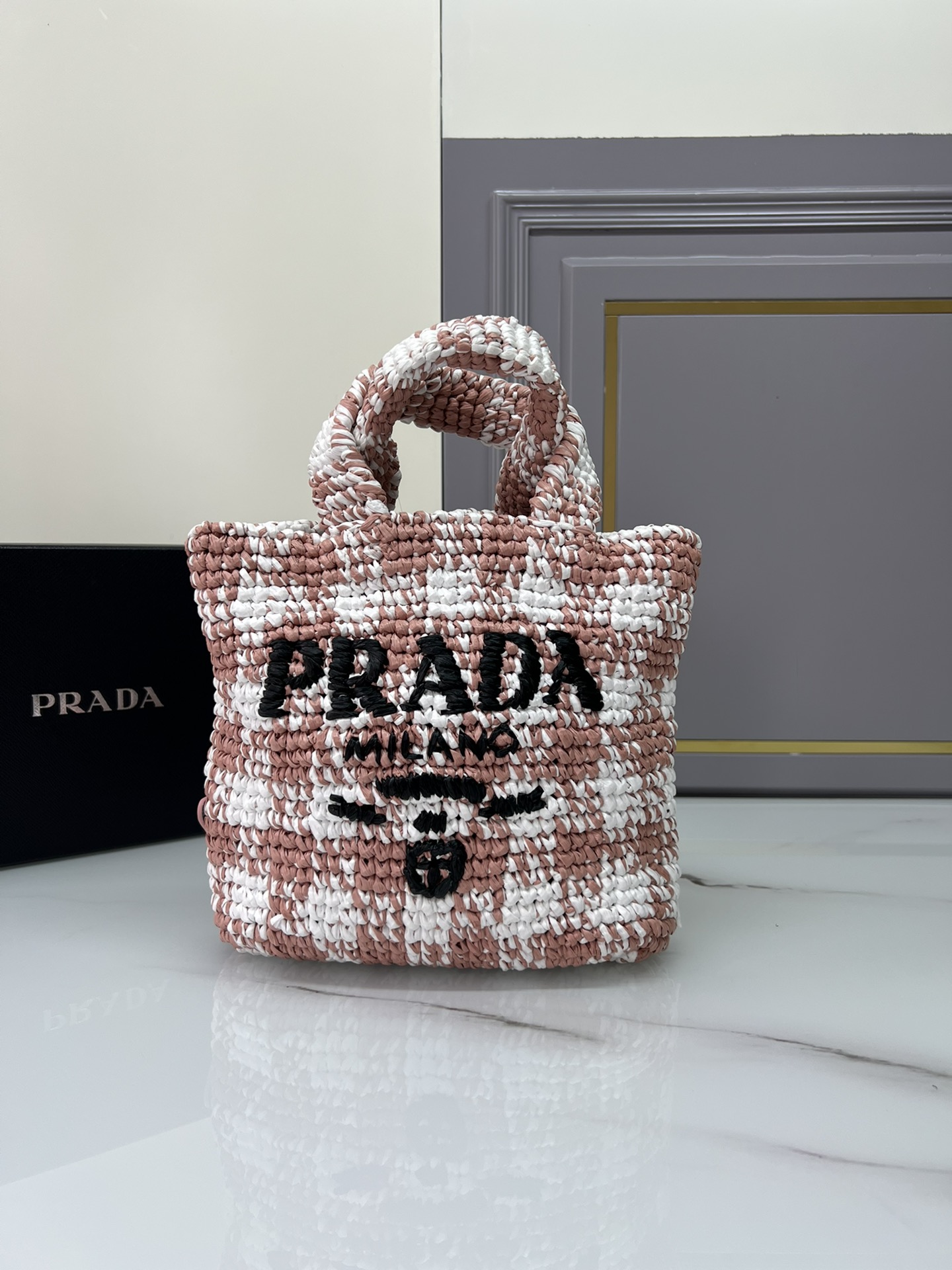 Prada Tote Bags Best Wholesale Replica
 Weave Raffia Summer Collection