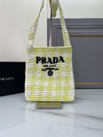 Best Like
 Prada Crossbody & Shoulder Bags Tote Bags Weave Raffia Straw Woven