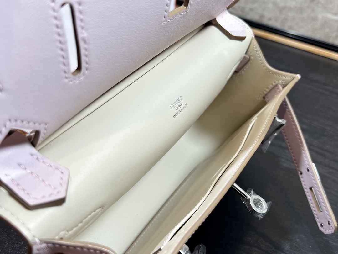 Hermès Mini Jypsiere 22cm Swift Leather Bag with Canvas Strap 7 i1690105314 3604 6