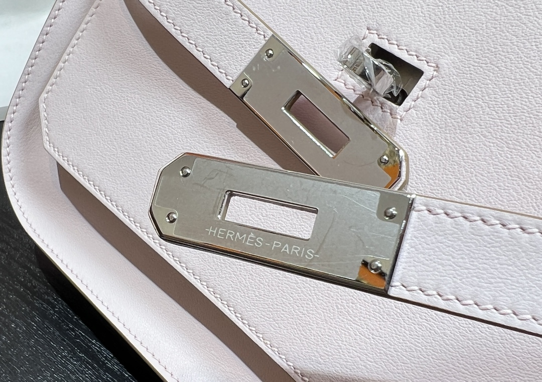 Hermès Mini Jypsiere 22cm Swift Leather Bag with Canvas Strap 6 i1690105314 9974 5