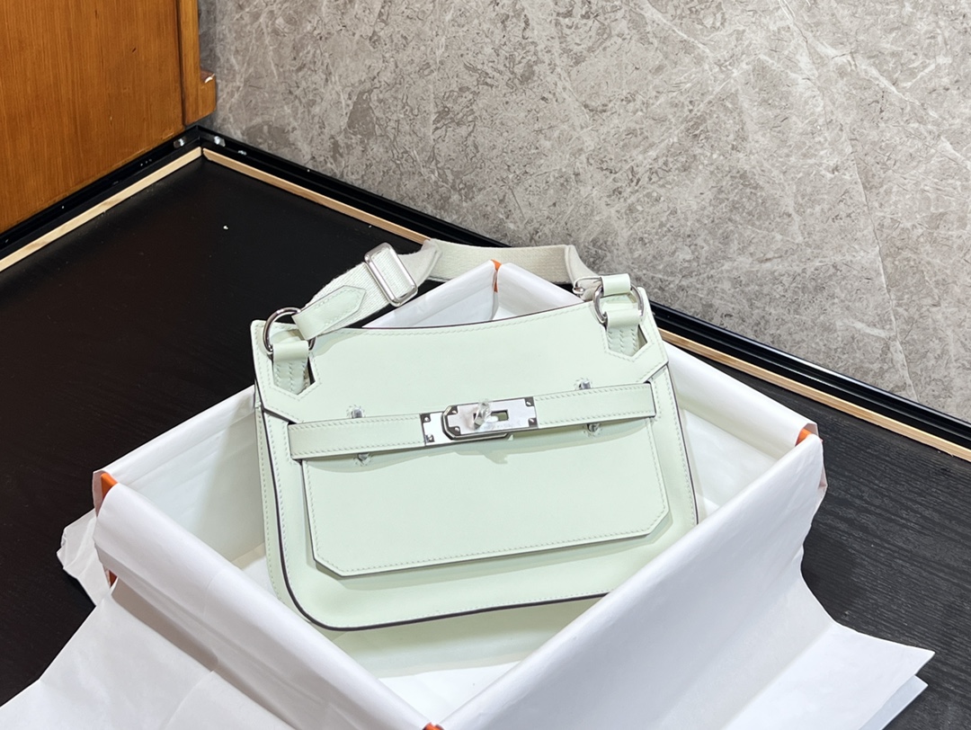 Mini Gypsiere Bag, 22cm Swift Leather with Adjustable Canvas Strap 2 i1690105720 846 2