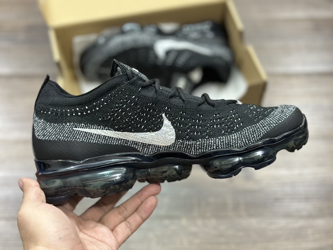 Nk Vapormax 2023 Flyknit 2023 flying woven breathable leisure full palm air cushion running shoes DV1678-001