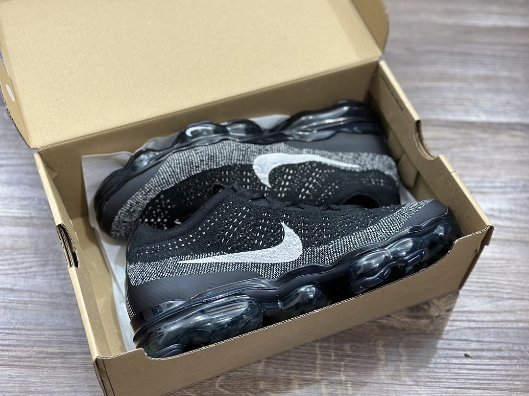 Nk Vapormax 2023 Flyknit 2023 flying woven breathable leisure full palm air cushion running shoes DV1678-001