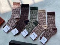Dior Sock- Mid Tube Socks Women Cotton