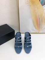 Alexander Wang Shoes High Heel Pumps Cheap High Quality Replica
 Cowhide Denim Fall Collection