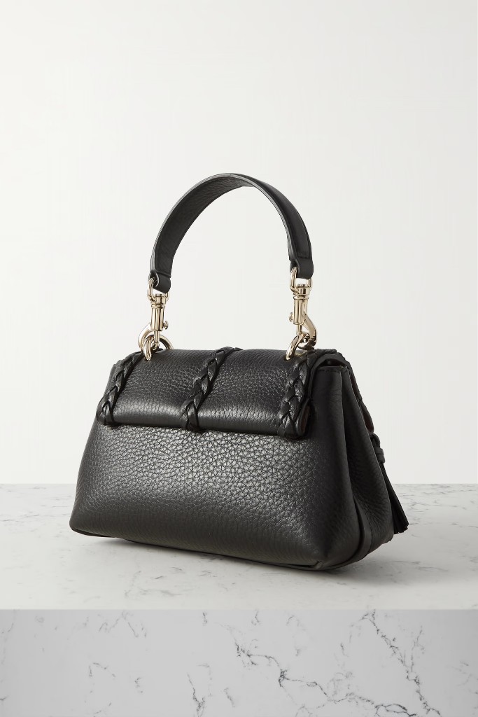 Chloé Chloe textured leather black official website picture