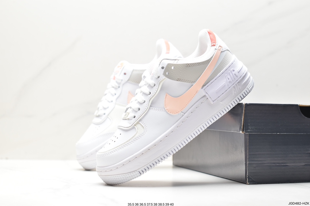 Nike Air Force 1 Shadow new color lightweight height-enhancing low-top versatile sneakers DV7449-100