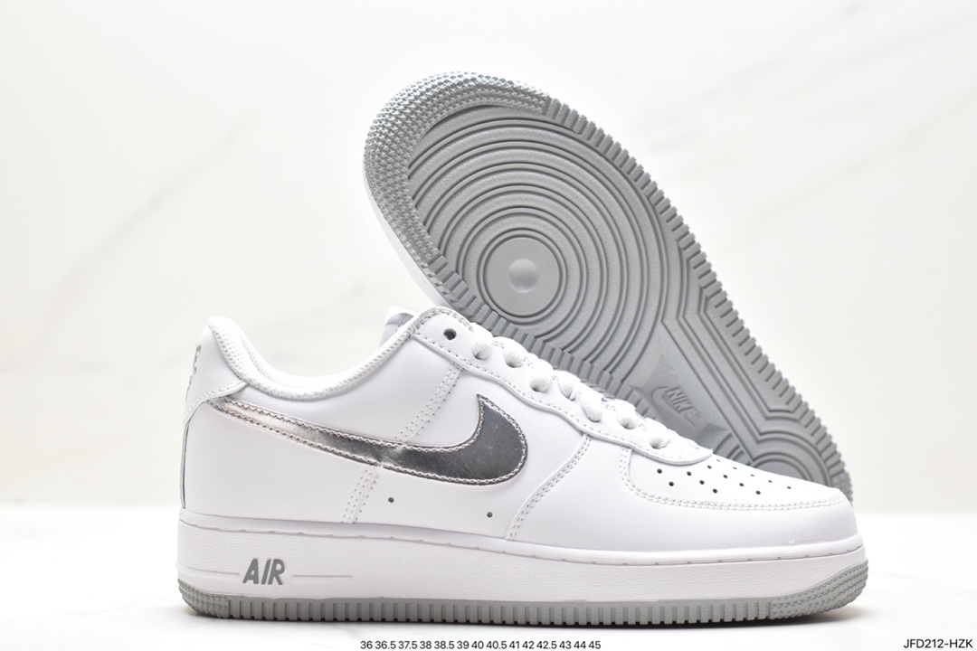 Nike Air Force 1 Low White Blue Raw Rubber Air Force One Low Top Sports Casual Shoes DJ3911-101