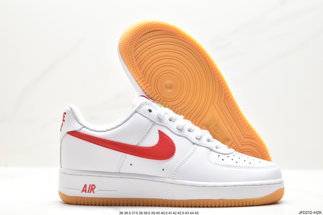 Nike Air Force 1 Low White Blue Raw Rubber Air Force One Low Top Sports Casual Shoes DJ3911-101