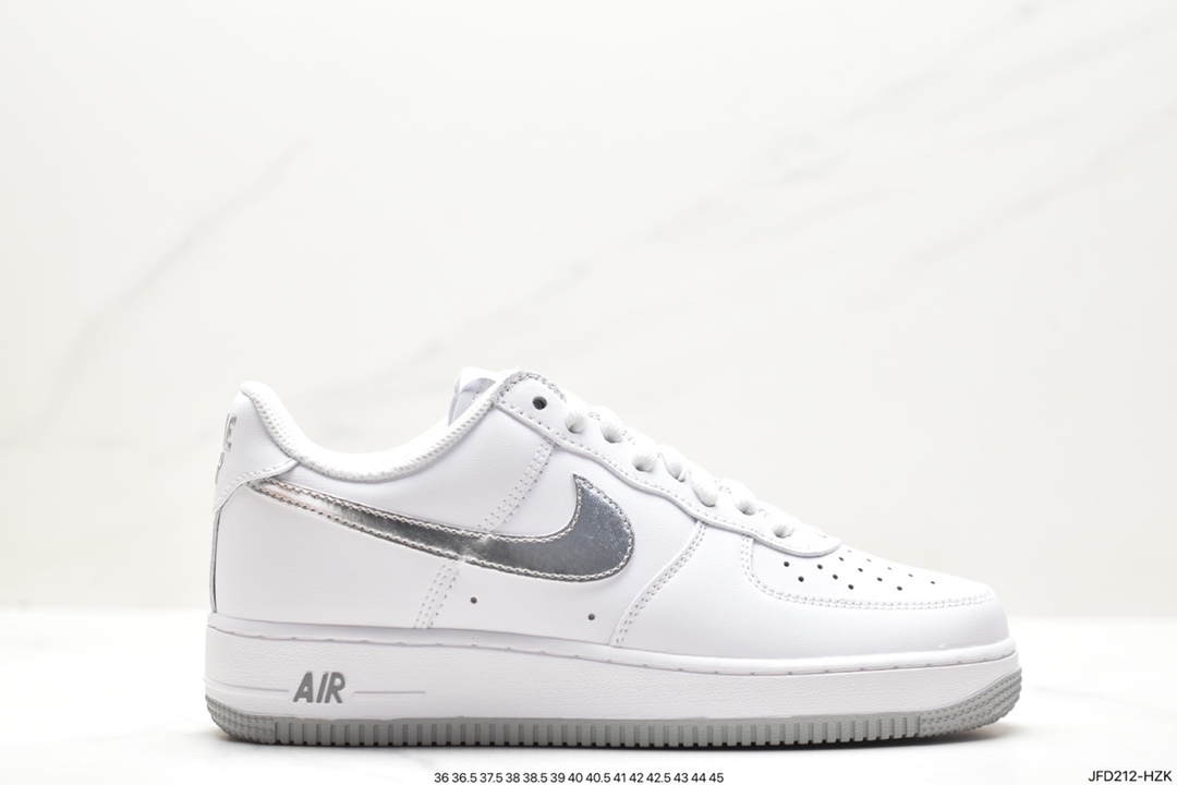 Nike Air Force 1 Low White Blue Raw Rubber Air Force One Low Top Sports Casual Shoes DJ3911-101