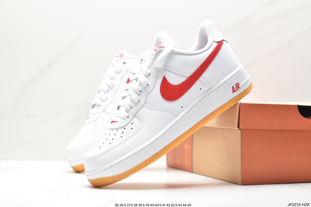 Nike Air Force 1 Low White Blue Raw Rubber Air Force One Low Top Sports Casual Shoes DJ3911-101