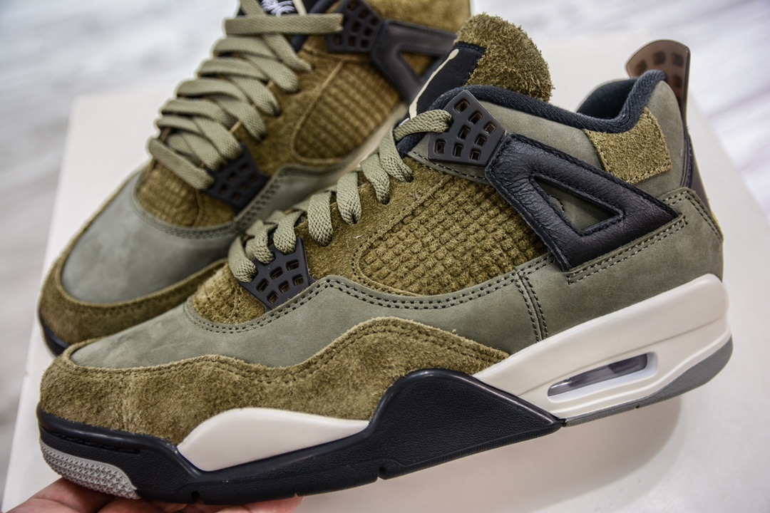 Exclusive advantage new G version Air Jordan 4 ”Oliver Canvas” AJ4 Joe 4 Army Green FB9927-200