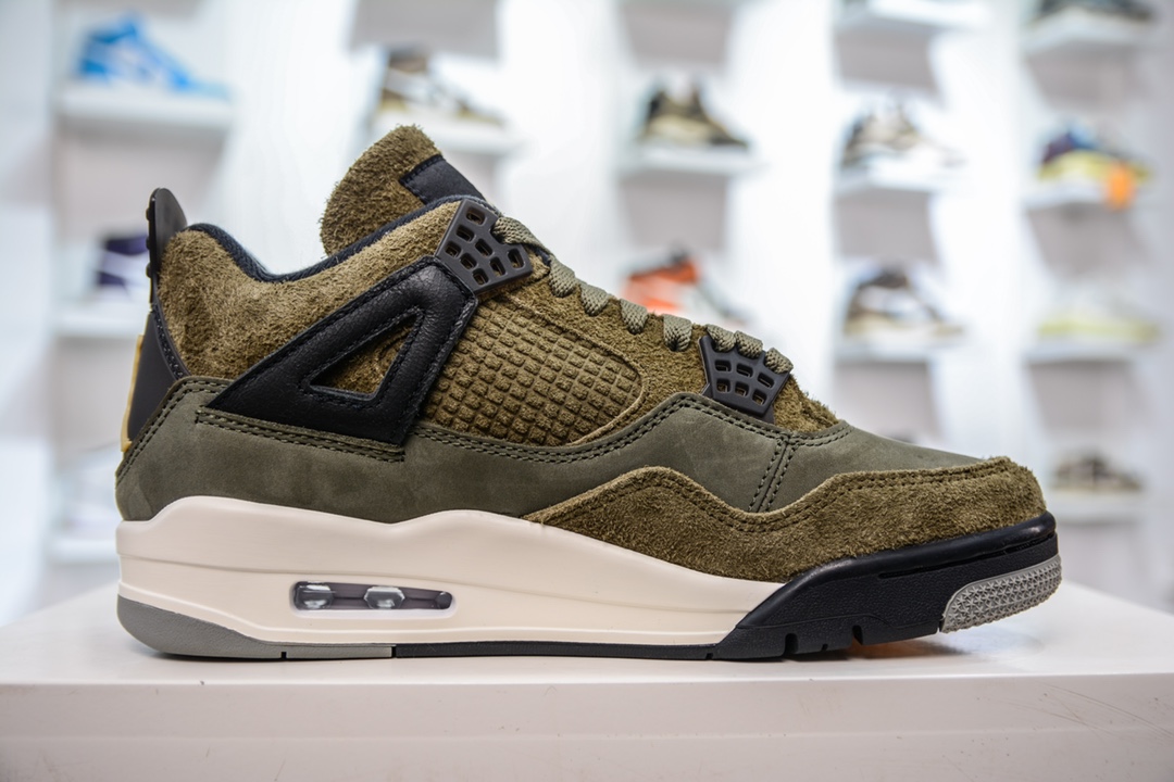 Exclusive advantage new G version Air Jordan 4 ”Oliver Canvas” AJ4 Joe 4 Army Green FB9927-200