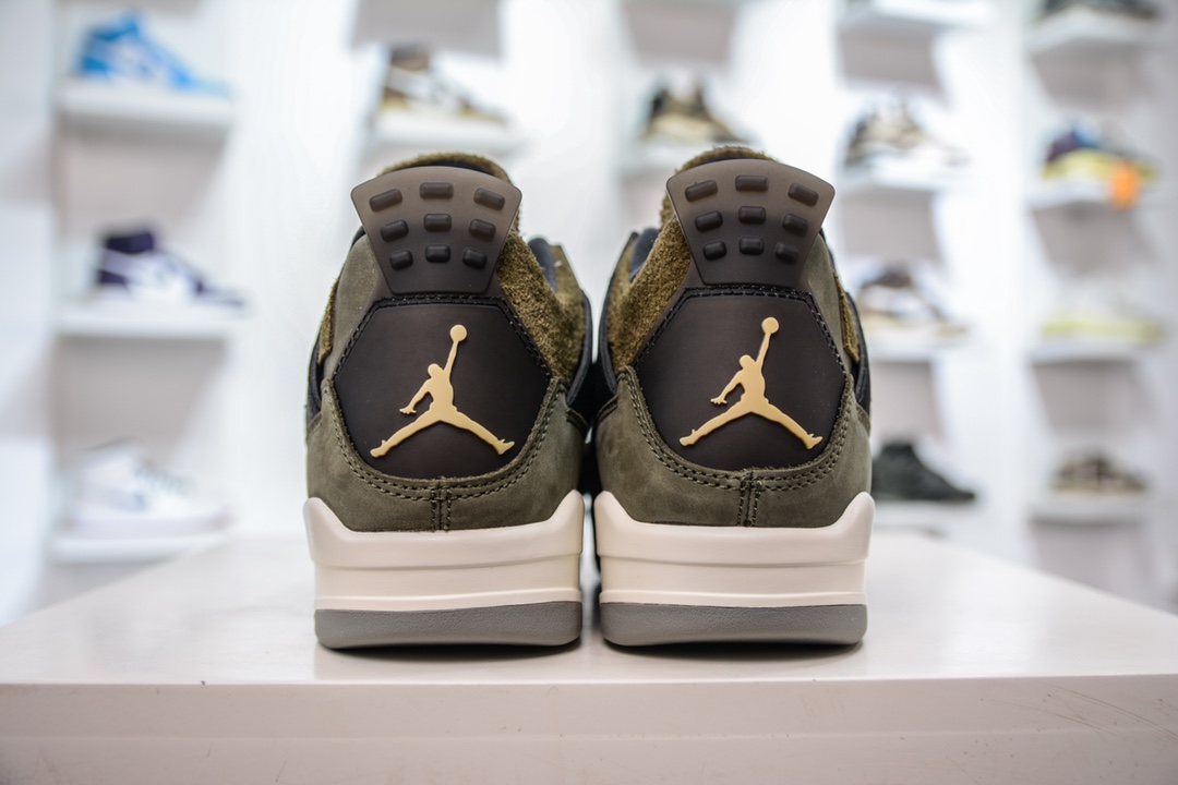 Exclusive advantage new G version Air Jordan 4 ”Oliver Canvas” AJ4 Joe 4 Army Green FB9927-200