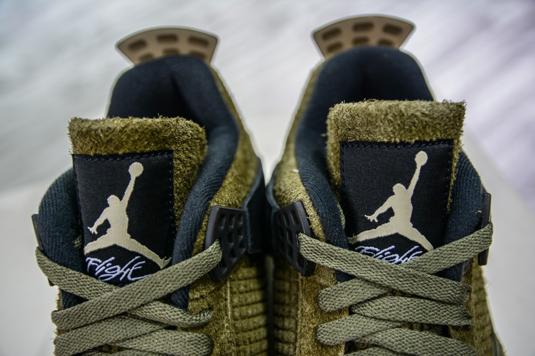 Exclusive advantage new G version Air Jordan 4 ”Oliver Canvas” AJ4 Joe 4 Army Green FB9927-200