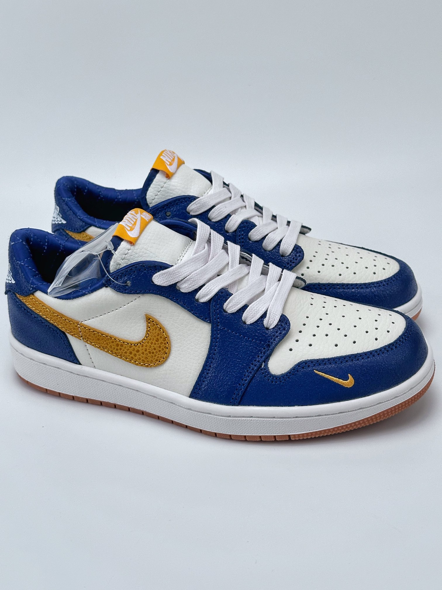 Air Jordan 1 Low White Yellow Blue CZ0790-103