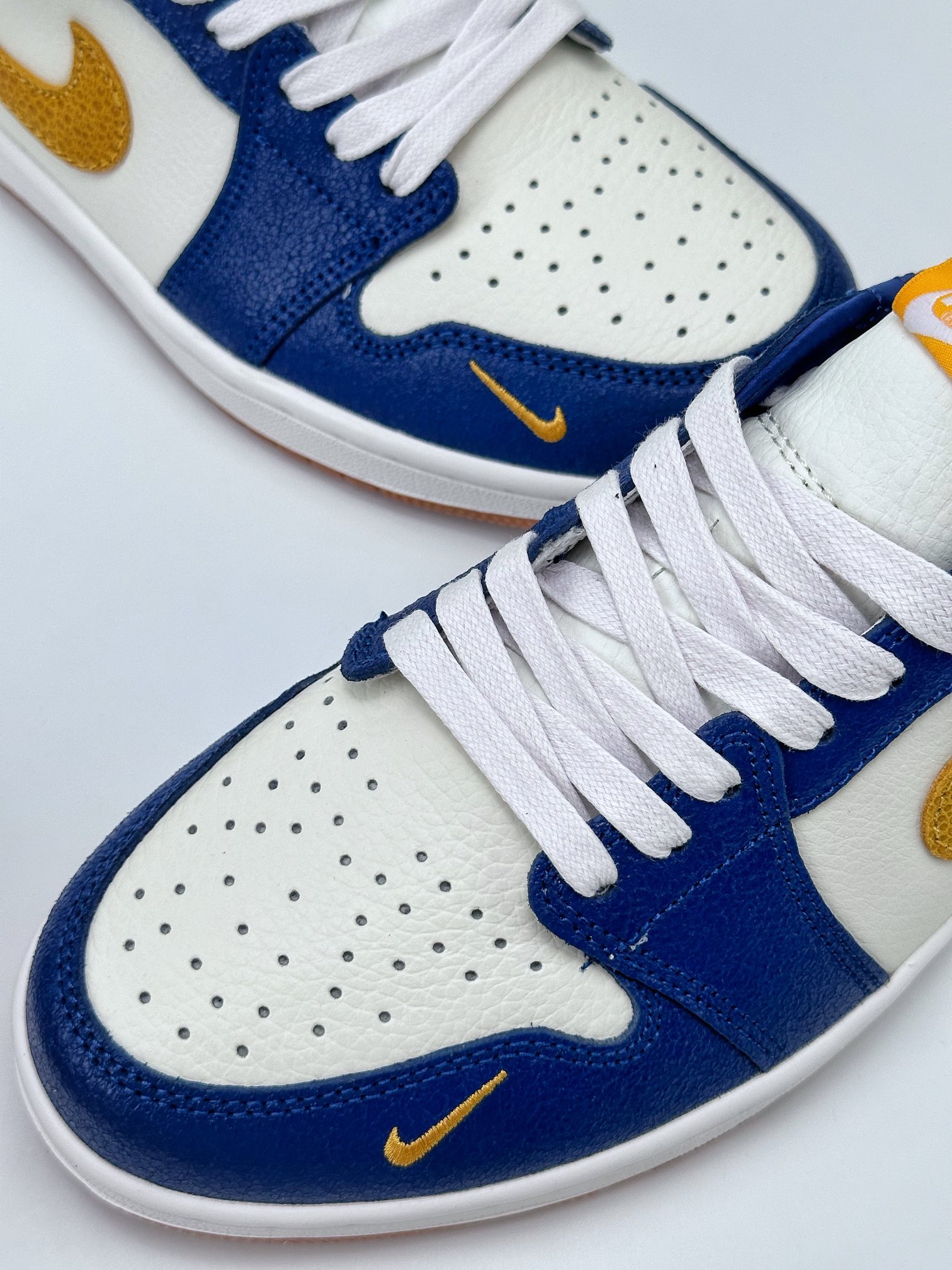 Air Jordan 1 Low White Yellow Blue CZ0790-103