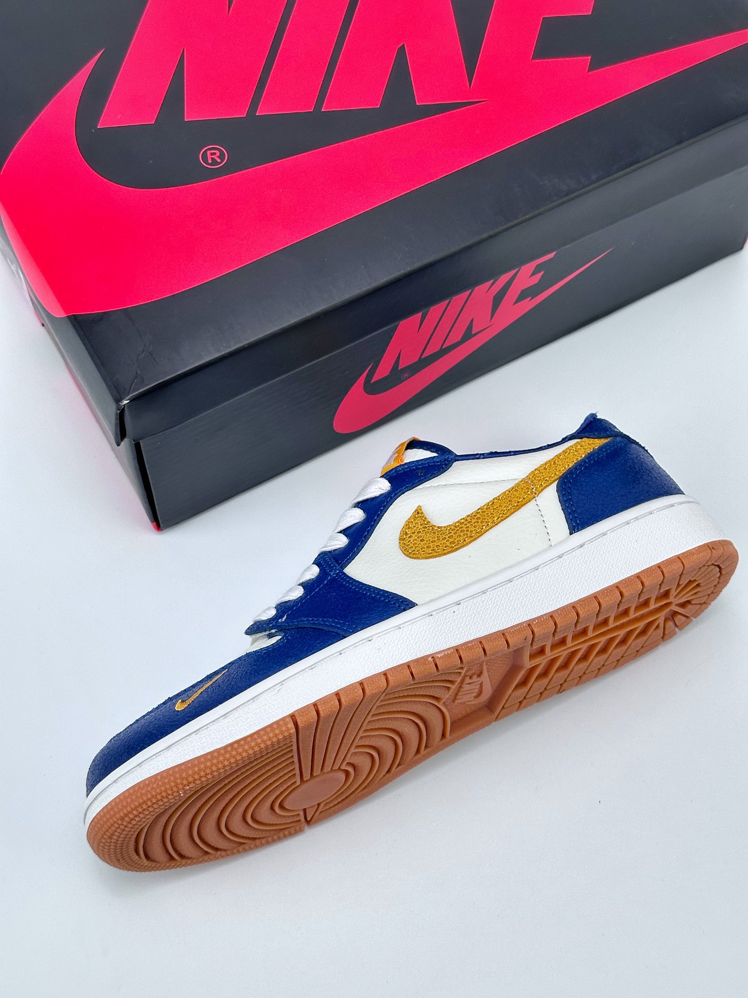 Air Jordan 1 Low White Yellow Blue CZ0790-103