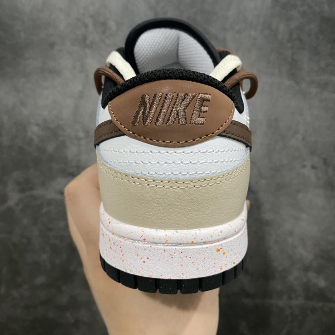 CS version NK Dunk Low Multi-Color Swoosh SB low-top deconstructed straps vitality three-hook Earl Grey tea FD4623-149