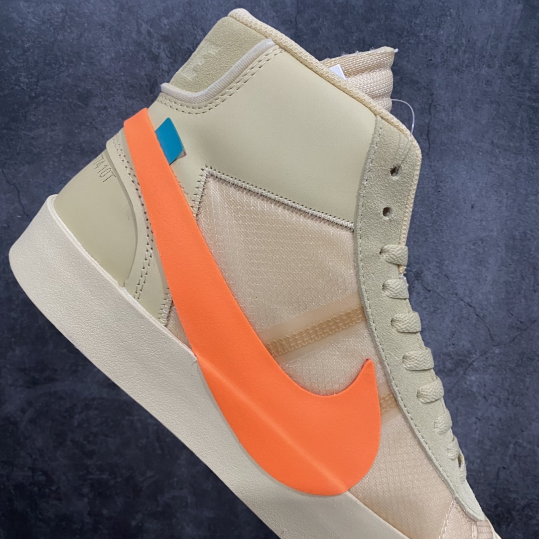 Foreign trade pure original Off-White x NK Blazer Mid OW joint model pioneer high-top casual sneakers AA3832-700