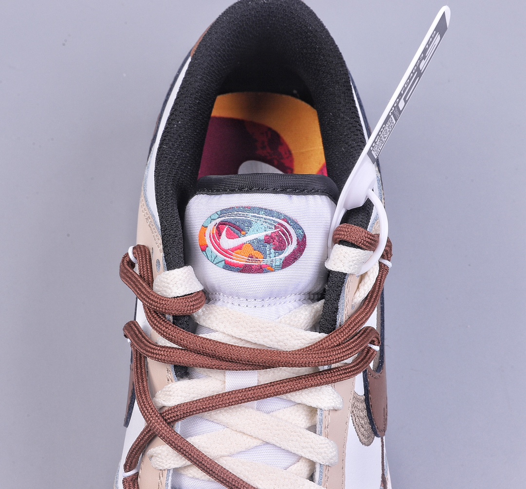 CS Nk Dunk Low ”Multi Color” Dynamic Three Hook Custom Edition Deconstruction Strap Casual Sneakers FD4623-149