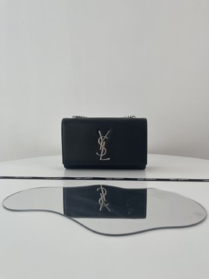 Yves Saint Laurent YSL Kate Buy Crossbody & Shoulder Bags Black Silver Hardware Chains