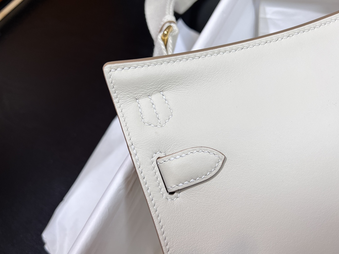 Mini White Swift Leather Messenger Bag with Adjustable Canvas Strap 6 i1690173063 3480 4