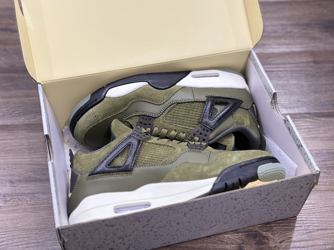 Air Jordan 4 aj4 Jordan 4th generation military green basketball shoes FB9927-200