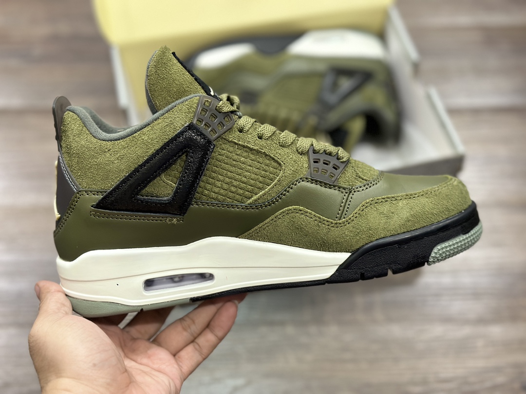 Air Jordan 4 aj4 Jordan 4th generation military green basketball shoes FB9927-200