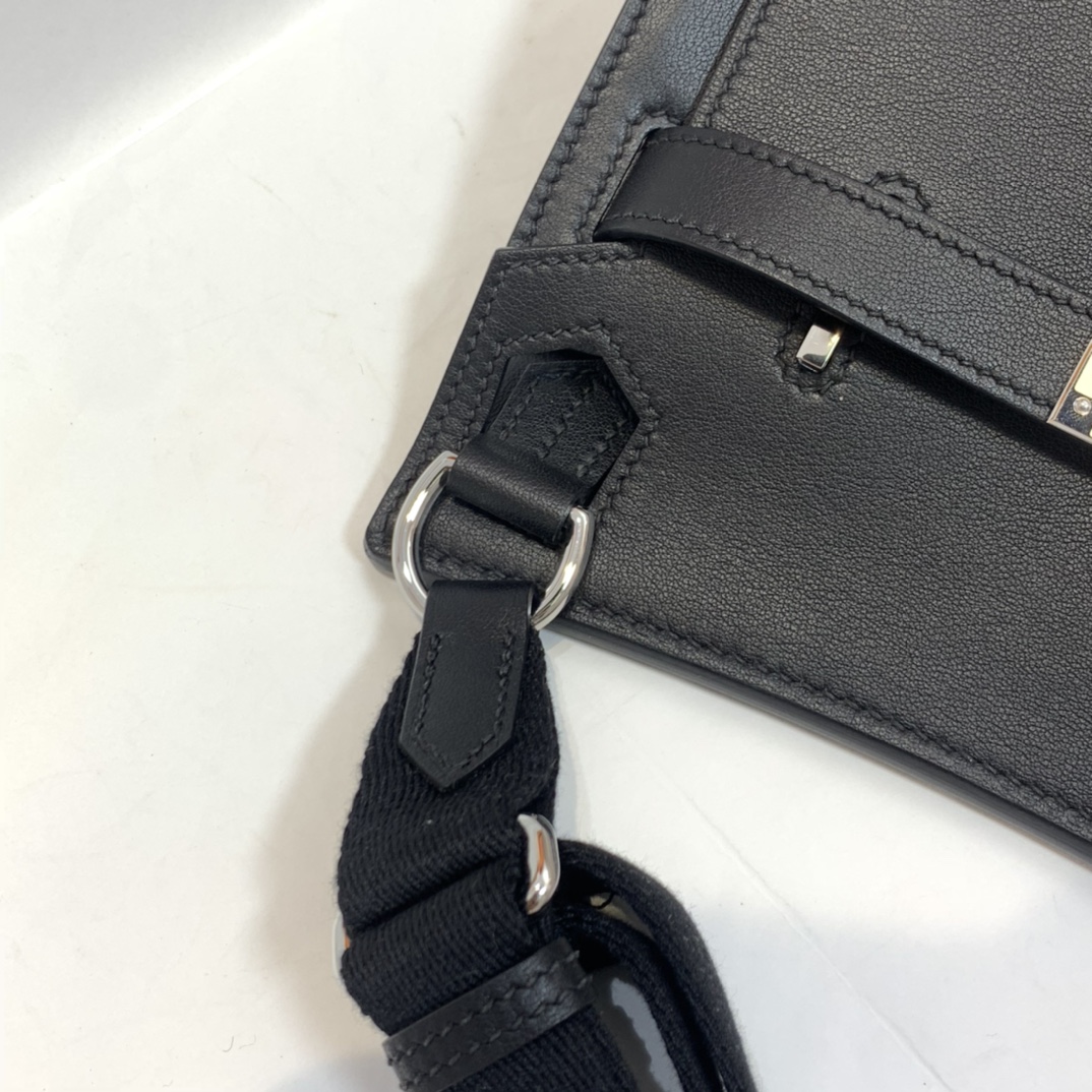 Mini Gypsy Bag 22cm Swift Leather Adjustable Canvas Shoulder Strap 5 i1690174919 1687 4