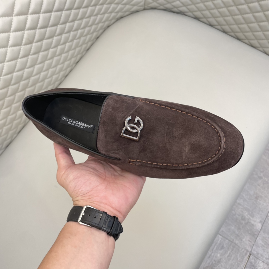 Precio de venta: P220 Forro completo de piel de vacunoMarca: DG* "Dolce & Gabbana*" Zapatos de pielT