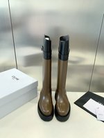 Celine Wholesale
 Long Boots Martin Boots Cowhide Genuine Leather TPU