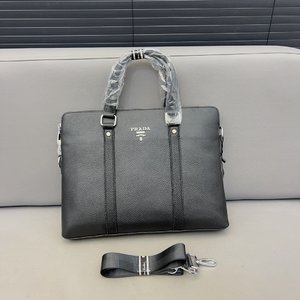 Prada Replicas Bags Handbags Briefcase Luxury Cheap Replica Set With Diamonds Men Cowhide Casual
