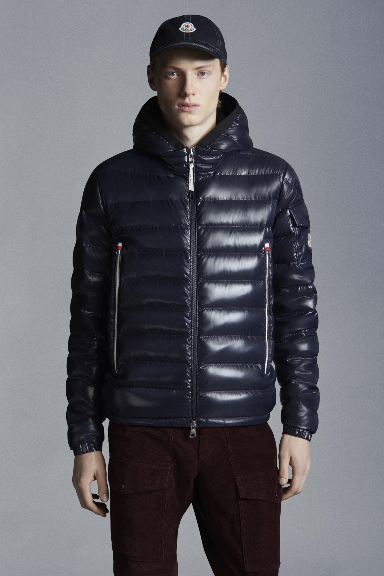 Moncler Ropa Abrigos y chaquetas Chaqueta de plumón Negro Azul Colección de invierno Fashion Blusa con capucha