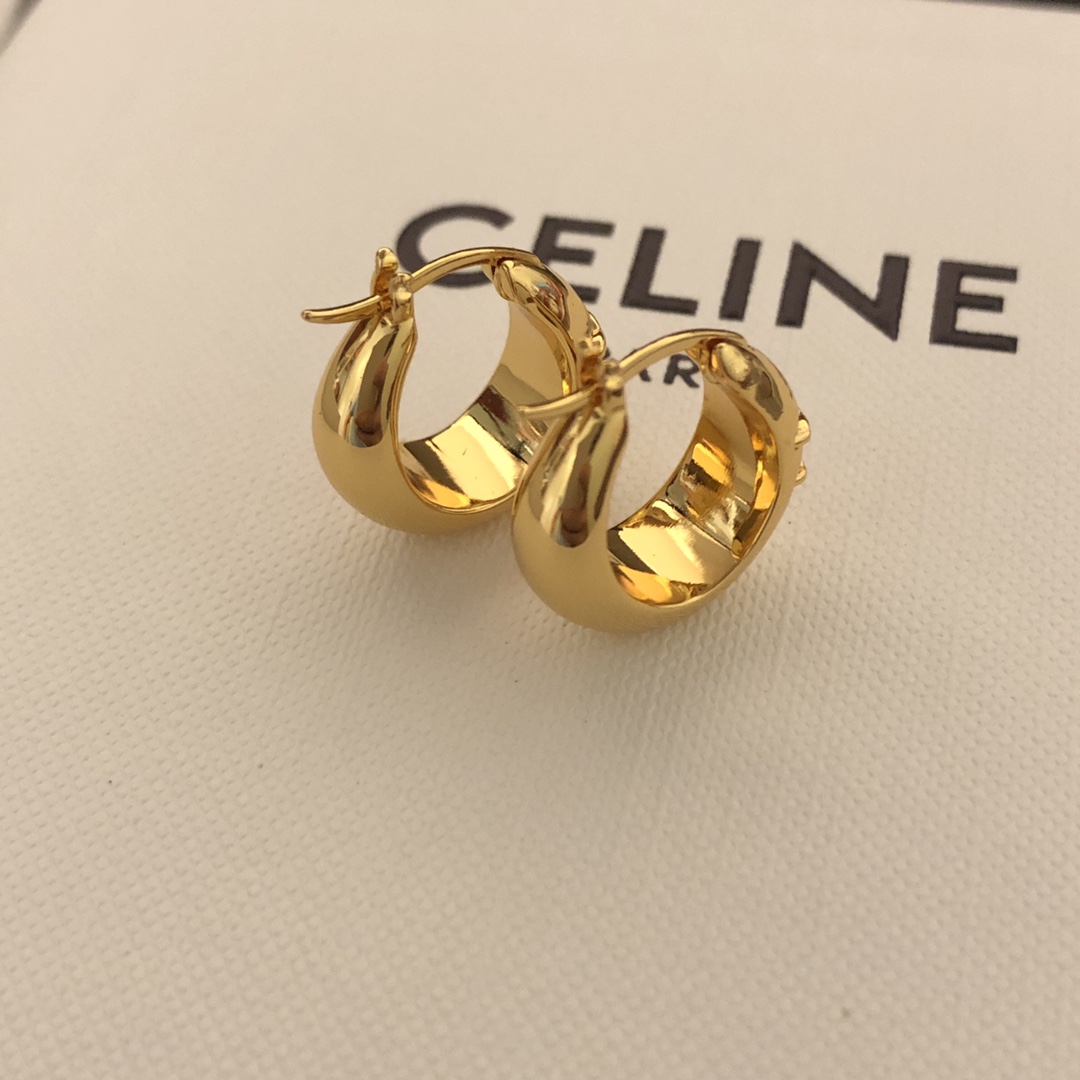 精工版本思琳耳环Celine新款赛琳耳钉凯旋门耳环与众不同的设计个性十足电镀18k金工艺专柜版本一比一质