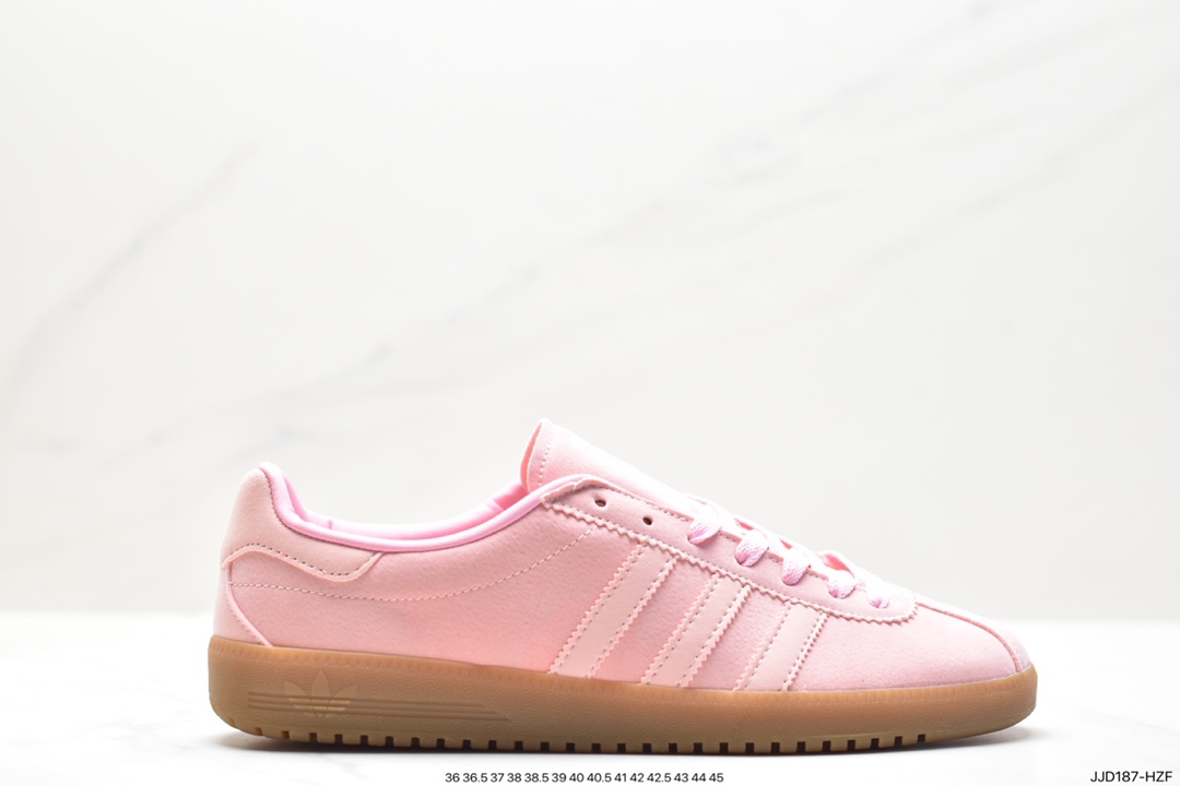 Adidas Originals Bermuda suede non-slip wear-resistant lightweight low-top sneakers GY7390