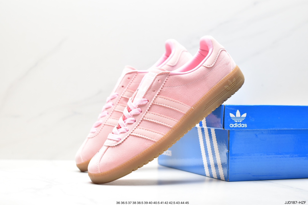 Adidas Originals Bermuda suede non-slip wear-resistant lightweight low-top sneakers GY7390