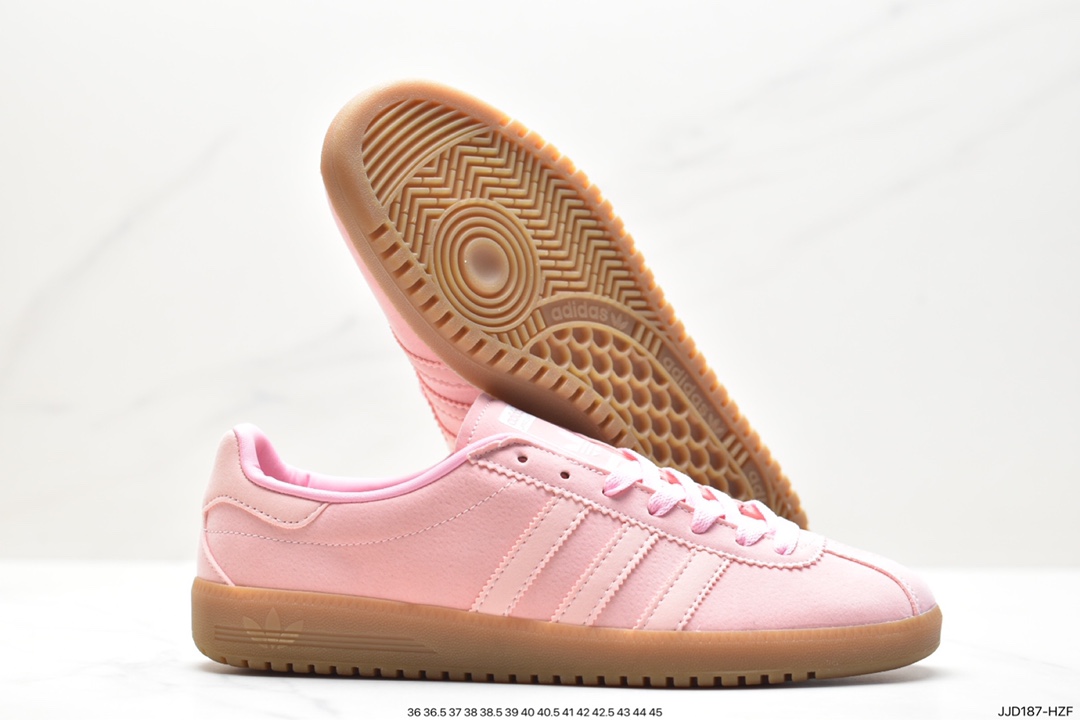 Adidas Originals Bermuda suede non-slip wear-resistant lightweight low-top sneakers GY7390