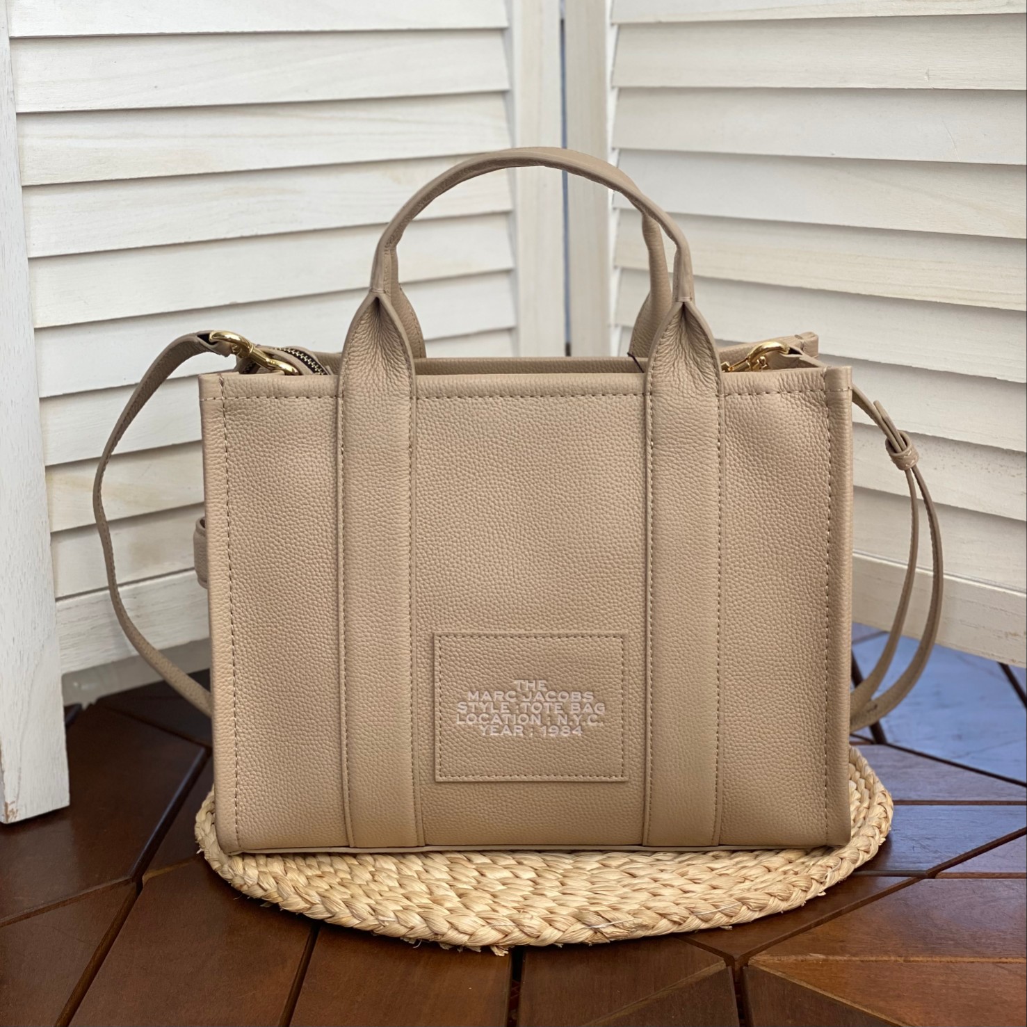 Marc Jacobs ～托特皮 杏色小号33cm