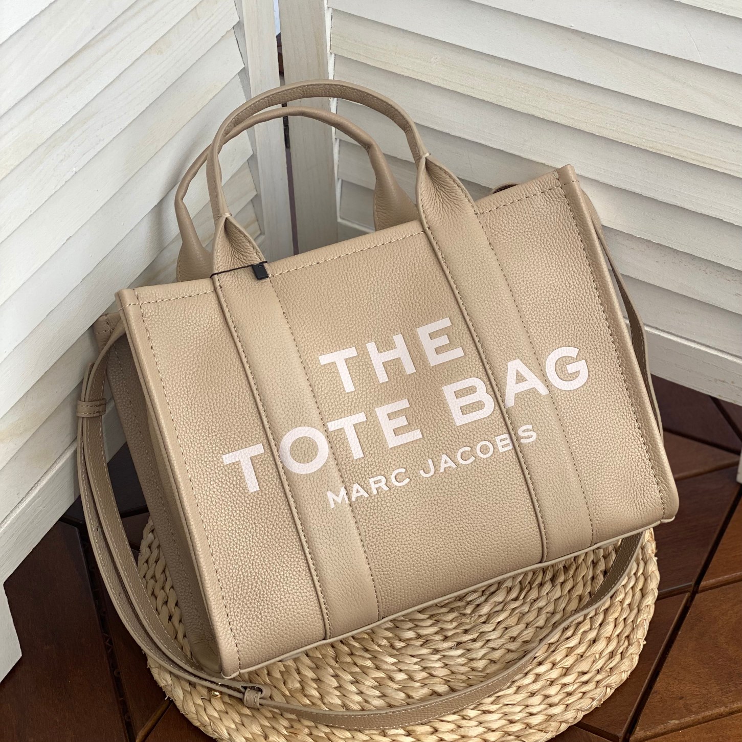 Marc Jacobs ～托特皮 杏色小号33cm