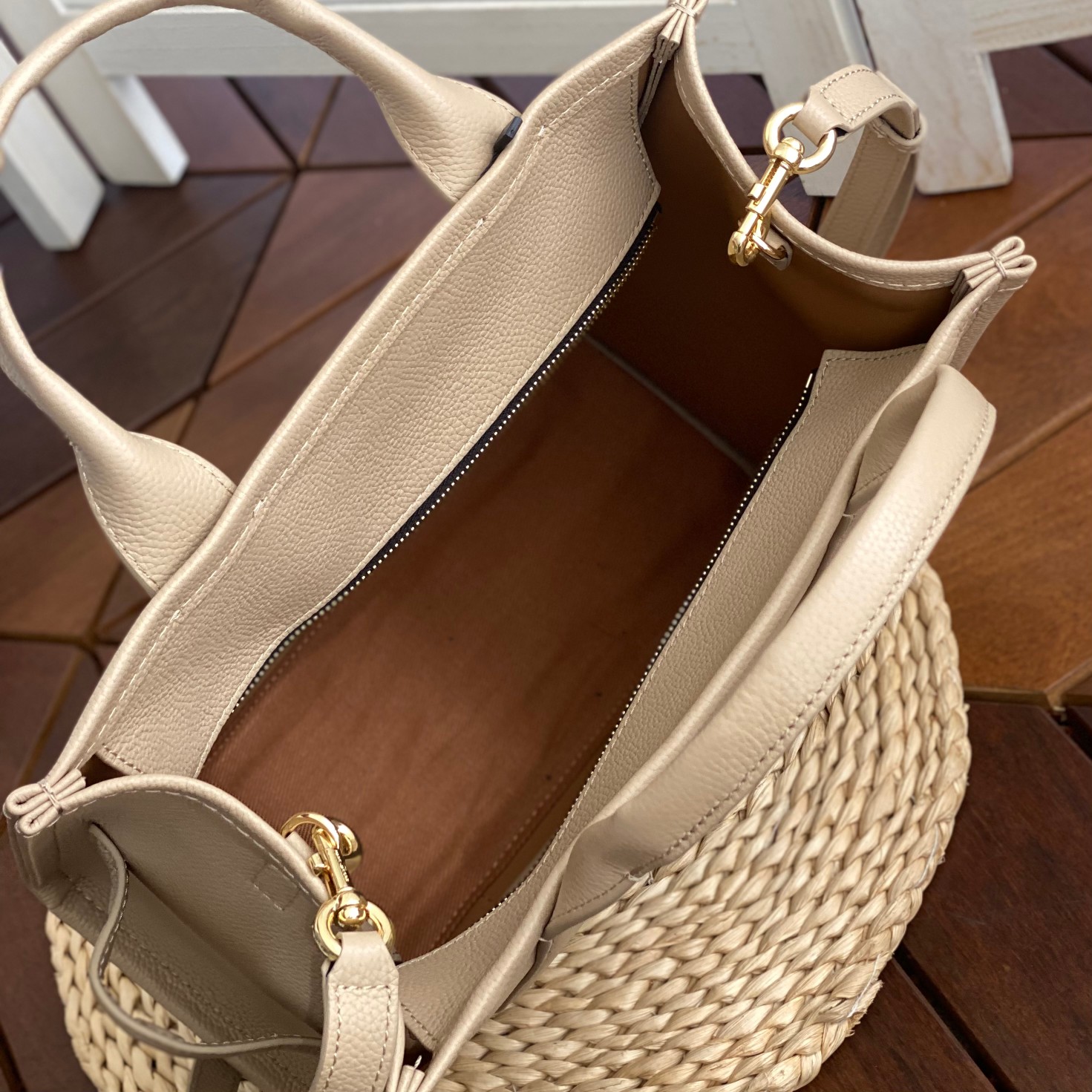 Marc Jacobs ～托特皮 杏色小号33cm