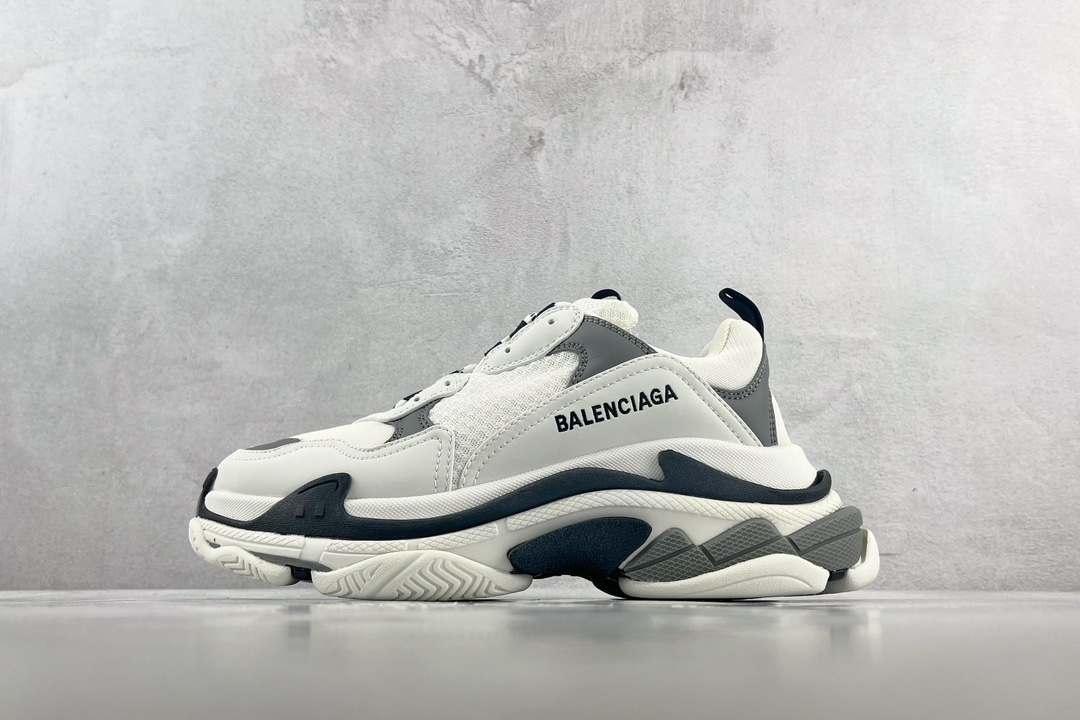 Balenciaga巴黎世家 Triple S 白灰 536737 W09OM 2005