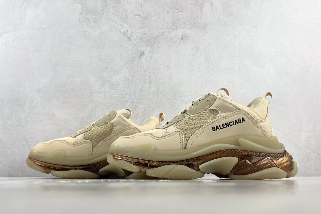 450 Balenciaga巴黎世家 Triple S 奶茶色 541624 W2GA1 9100