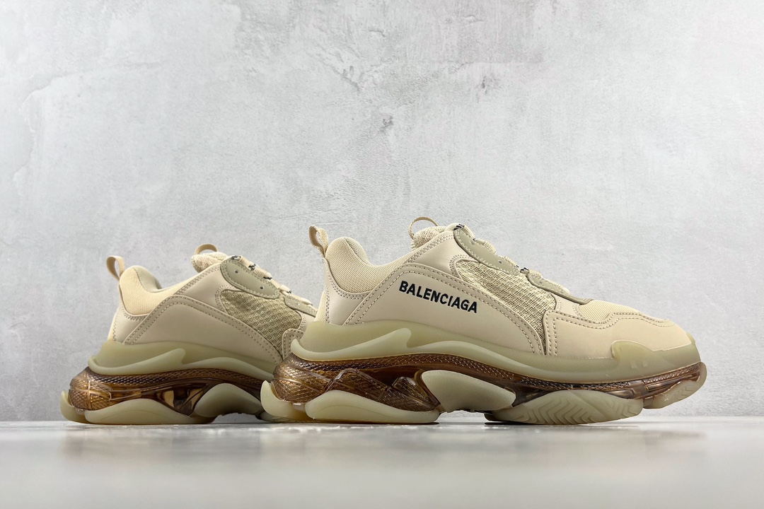 450 Balenciaga巴黎世家 Triple S 奶茶色 541624 W2GA1 9100